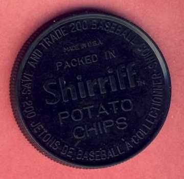 1962 Shirriff's Potato Chip Coins